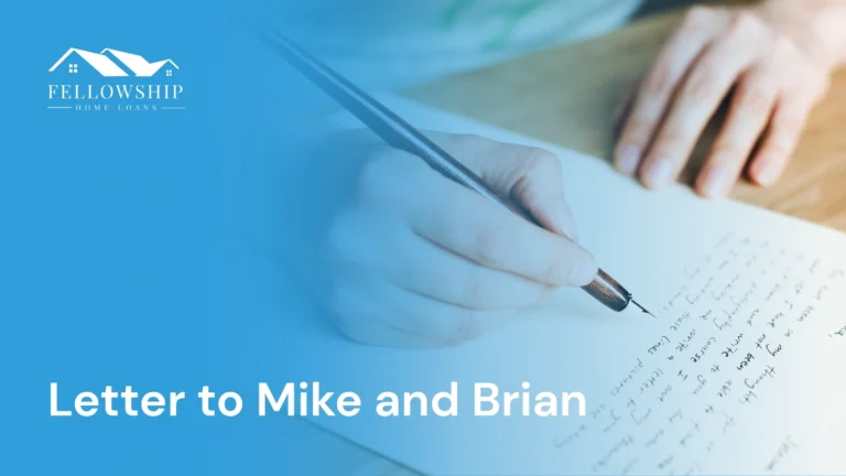 Resource Center Letter to Mike and Brian
