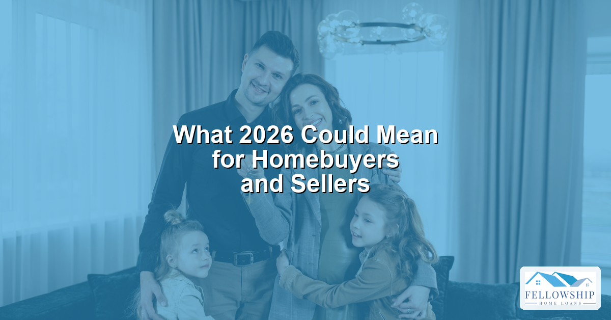Home image by Fellowship Home Loans What 2026 Could Mean for Homebuyers and Sellers - Fellowship Home Loans